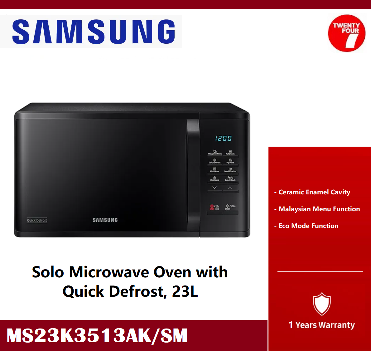 Samsung microwave deals oven ms23k3513