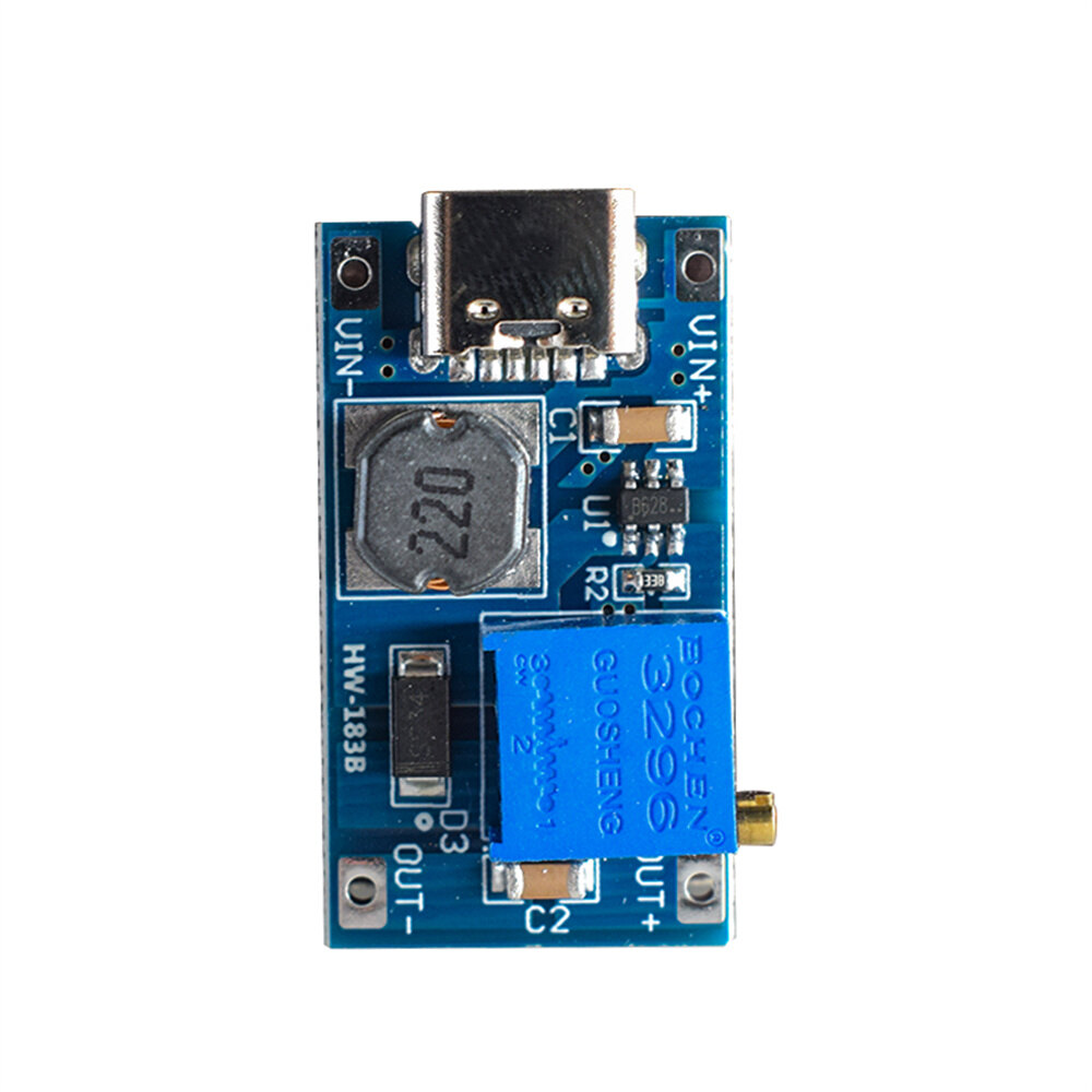 1pcs mt3608 dc-dc step up converter booster power supply module boost step-up board max output 28v 2a