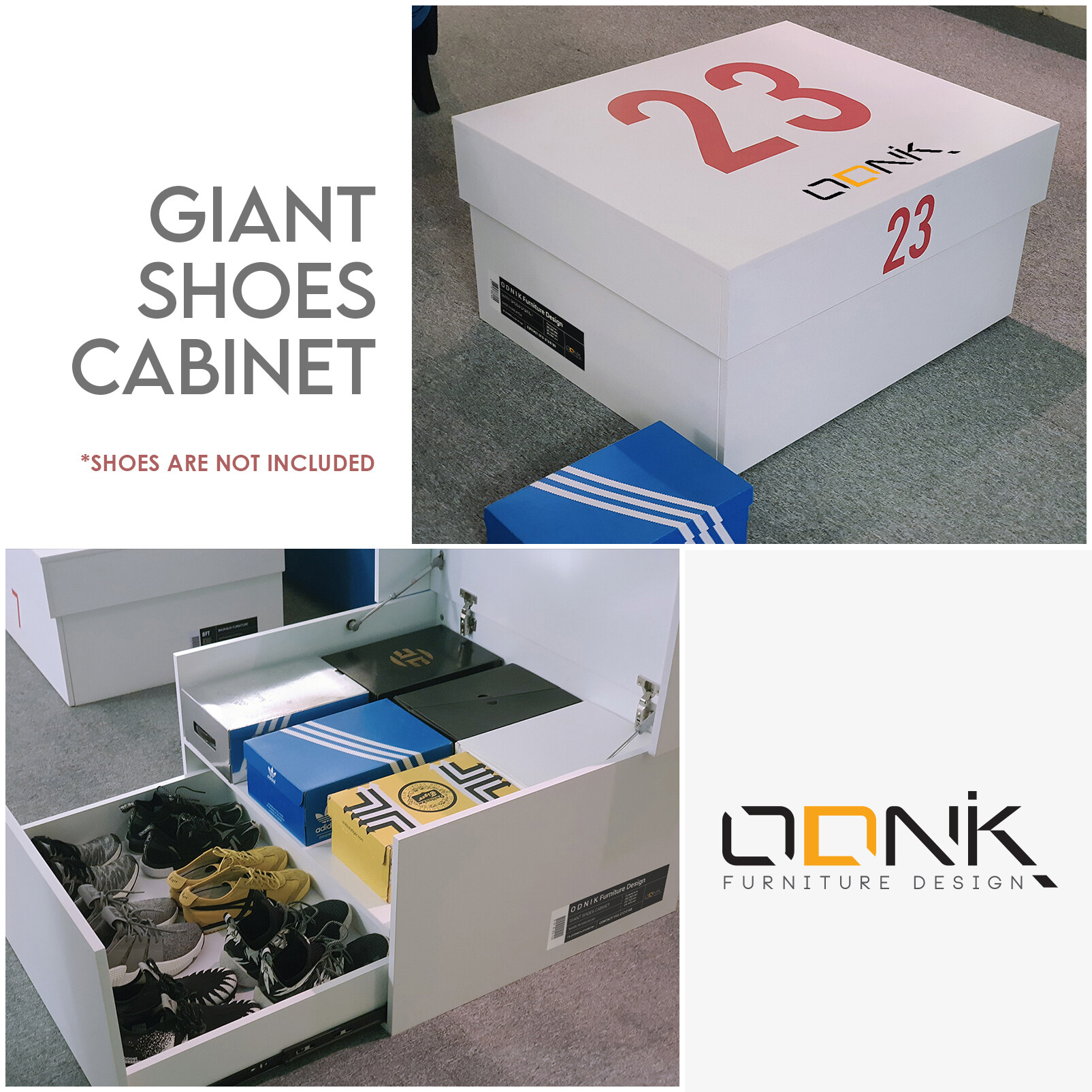 Giant shoe cabinet sale