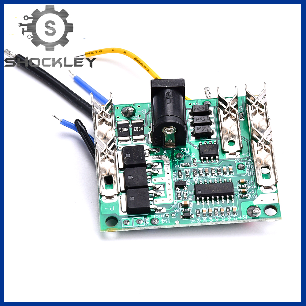 Shockley Bảng Mạch Bảo Vệ Sạc Pin Li-Ion Lithium 5S 18V 21V 20A Mô-đun BMS Cho Dụng Cụ Điện