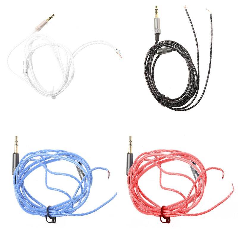 Jack 3.5Mm DIY Thay Thế Tai Nghe Dây Bảo Trì Cáp Âm Thanh Không Có MIC