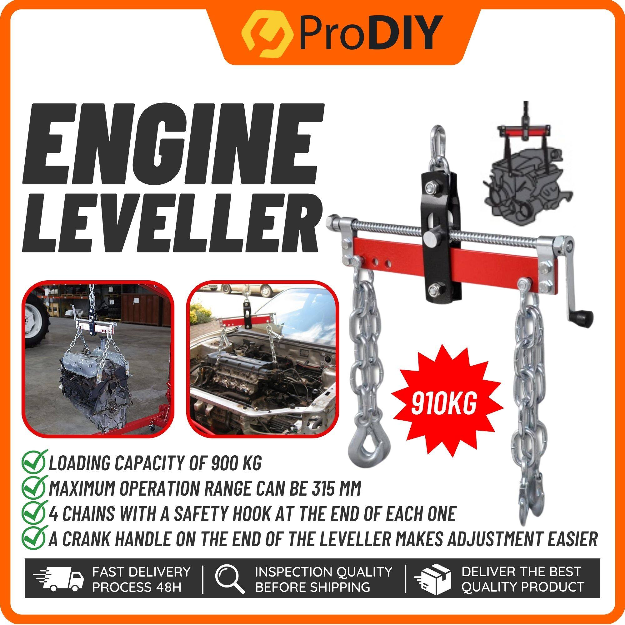 Automotive Engine Support Beam 910kg Engine Lifting Engine Bar with Dual Hooks Crane Lift Chain