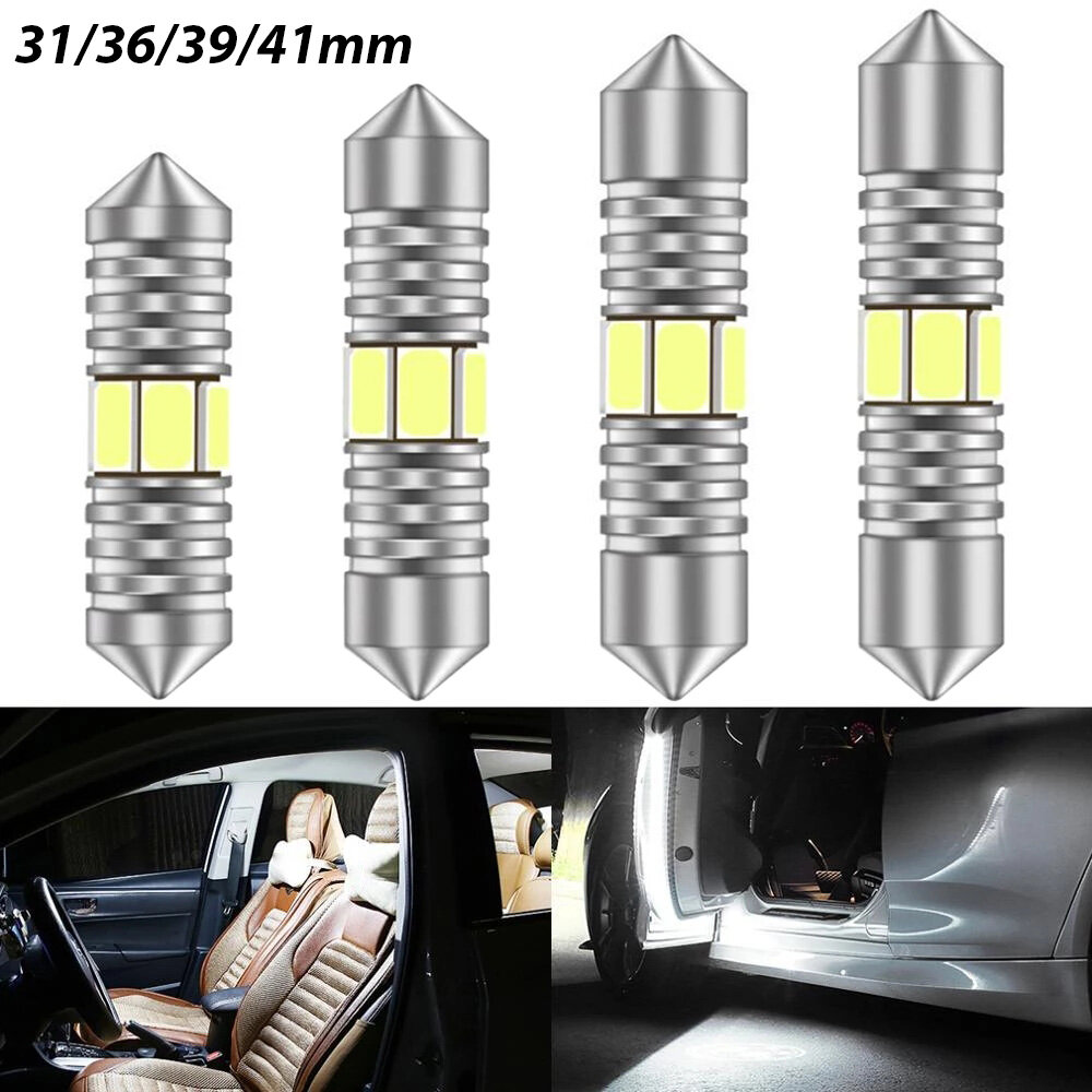 2PCS 39mm high quality super bright LED bulb C5W C10W car license plate light car Interior reading ceiling light