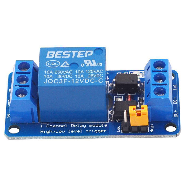 Sun 3.3V 5V 12V 24V 1 Channel Relay Module High and low Level Trigger Relay Board
