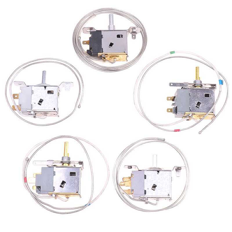 [Carmelun] WPF22-L 2/3Pin Refrigerator Thermostat Household Metal Temperature Controller