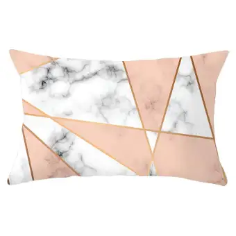 Fuwatacchi Geometric Cushion Cover Striped Wave Pillow Cover Black