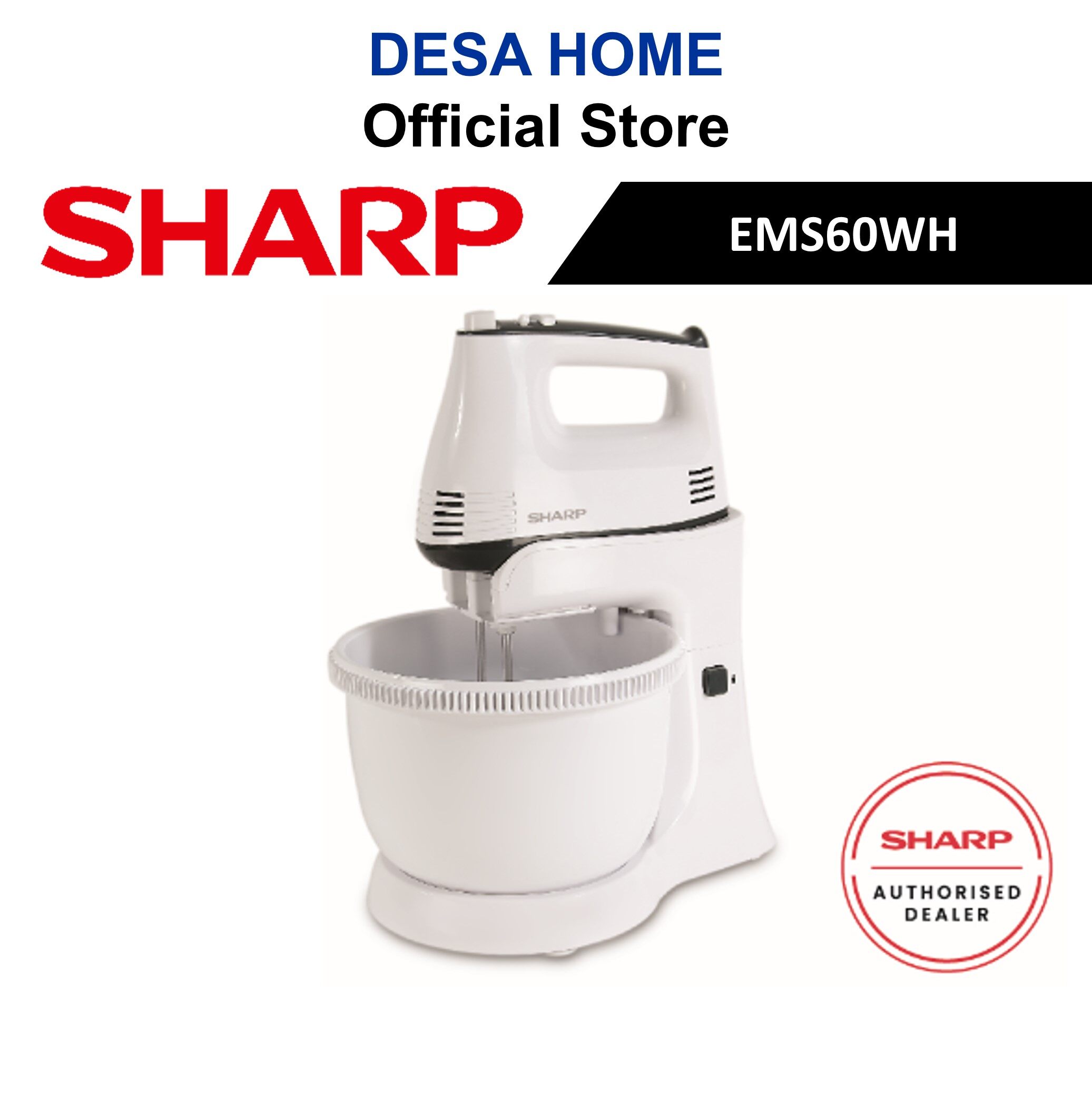 sharp stand mixer ems60wh