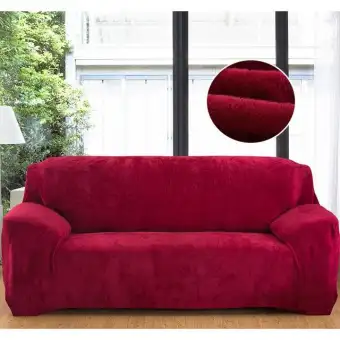 14 Colors Warm Thick Plush Recliner Sofa Covers Retro Recliner