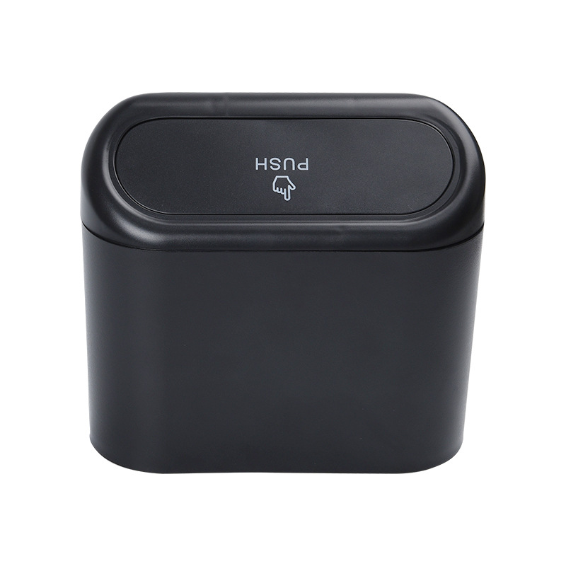 Creative Car Trash Can Vehicle Mounted Rubbish Bin Multifunctional Storage Bucket