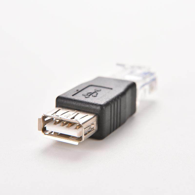 Đầu Cắm Bộ Chuyển Đổi RJ45 Đực Sang USB AF A Cái Đầu Cắm Bộ Định Tuyến Ethernet Mạng LAN