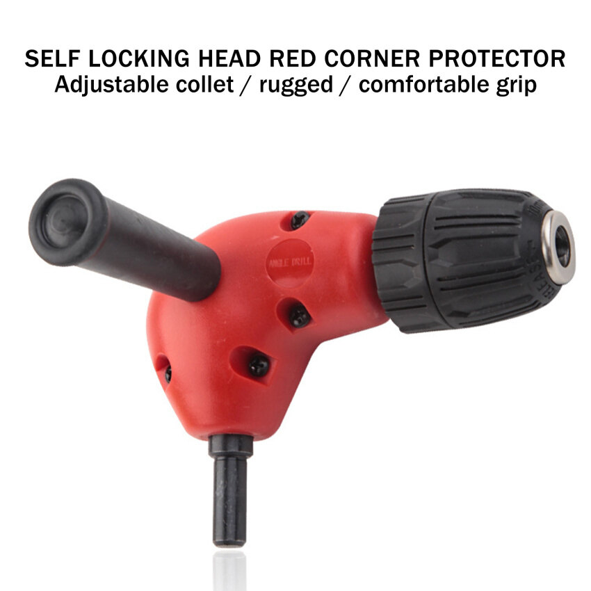 90 degree angle drill chuck bending extension right angle drill accessory high quality angle chuck drill bit adapter