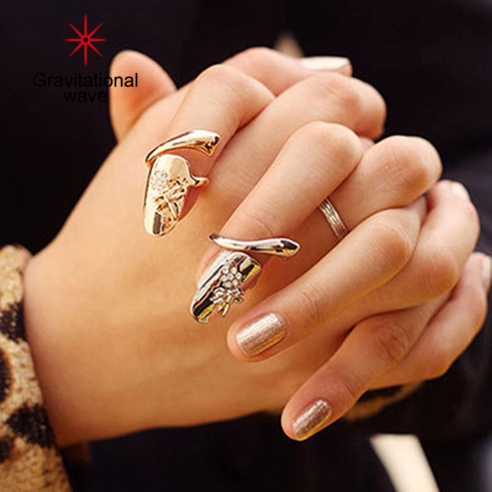 NAIL RING - GOLD, Women's Fashion, Watches & Accessories, Other Accessories  on Carousell