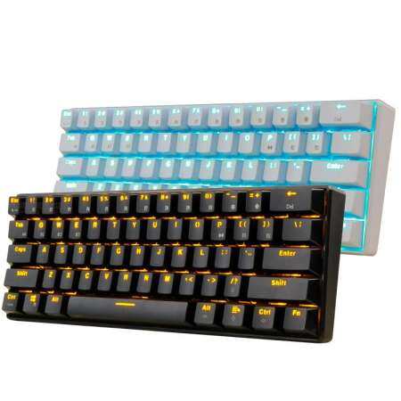 ตรวจสอบสินค้า สวิตช์ Gateron RGB แป้นพิมพ์บลูทูธ 61 คีย์ IP68 กันน้ำแกนสีแดง/แกนชา
ข้อมูลพิเศษ