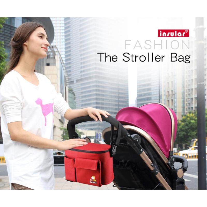 HE Practical Baby Milk Bottle Insulation Bag Infant Stroller Hanging Case Mummy Shoulder Handbag Singapore