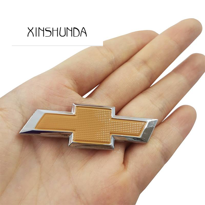 XSD 1 x Metal Chevrolet Logo Decorative Emblem Badge Sticker Decal stick Anyplace