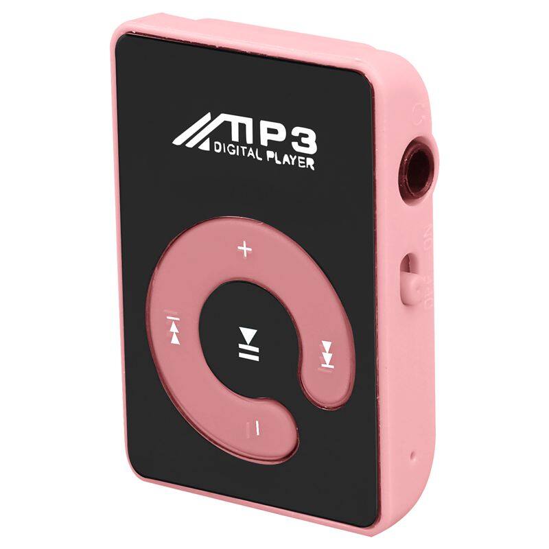 Mini Mirror Clip USB Digital Mp3 Music Player Support 8GB SD TF Card