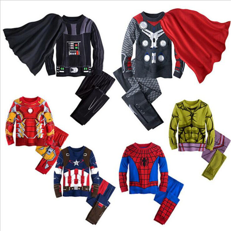 superhero pajamas