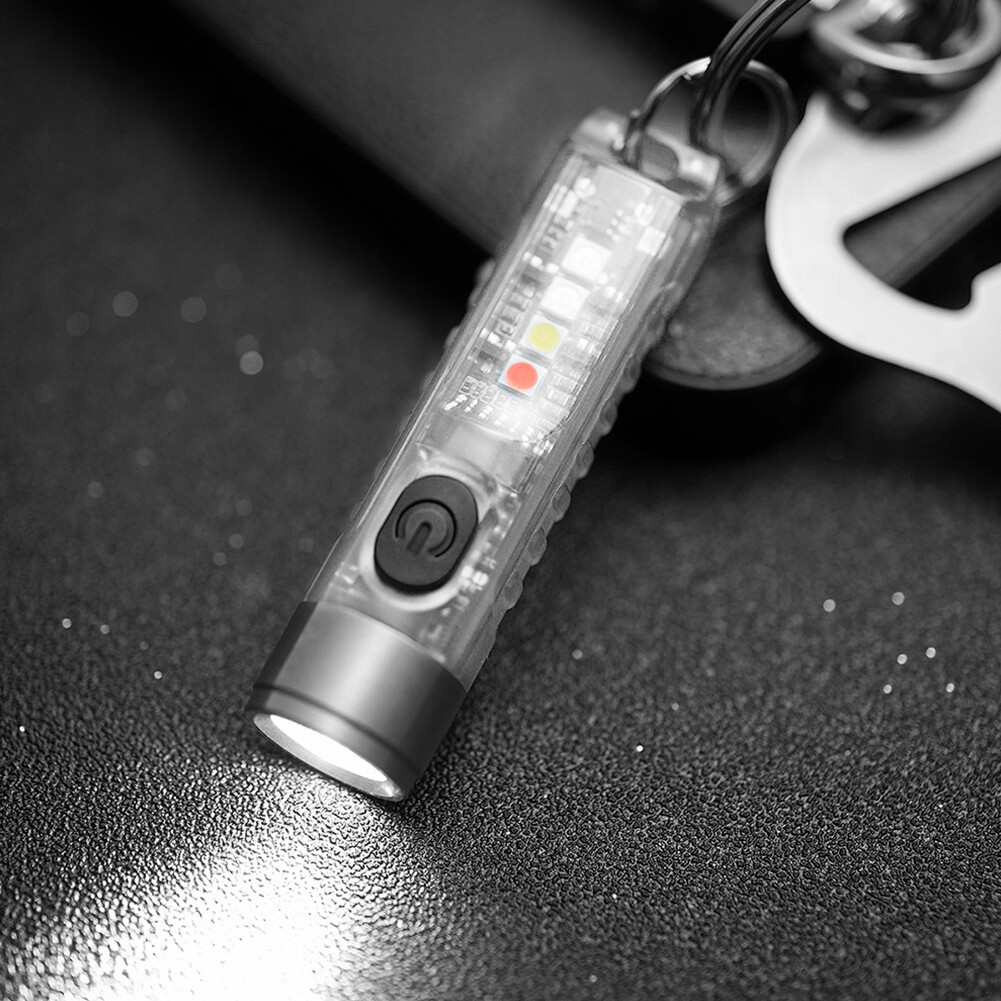 SST20 LED Keychain Flashlight Lighting 400LM Waterproof Mini Pocket Torch