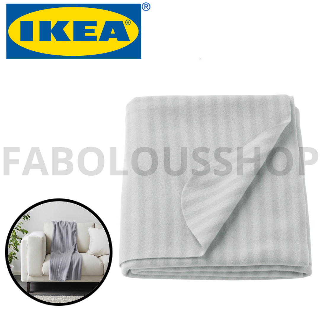 IKEA Vitmossa Super Soft Blankets Throws Selimut Single Bed Plain