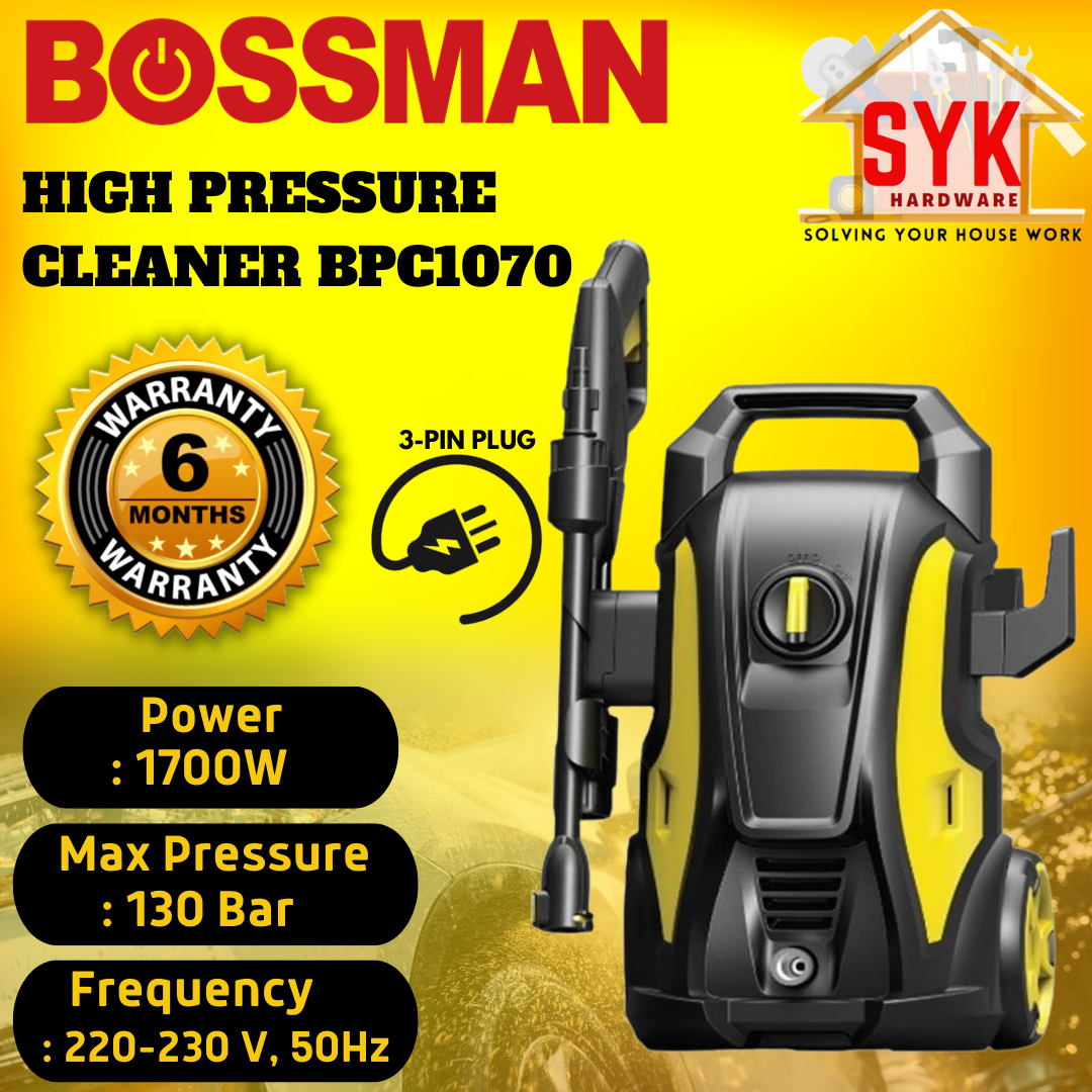 SYK BOSSMAN BPC1070 High Pressure Cleaner Water Jet Pressure Washer