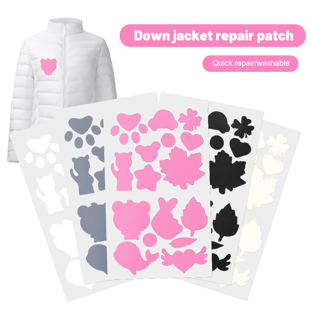 Creative Down Jacket Patch Stickers Self-Adhesive Patch to Repair Holes Without Sewing Waterproof Subsidy