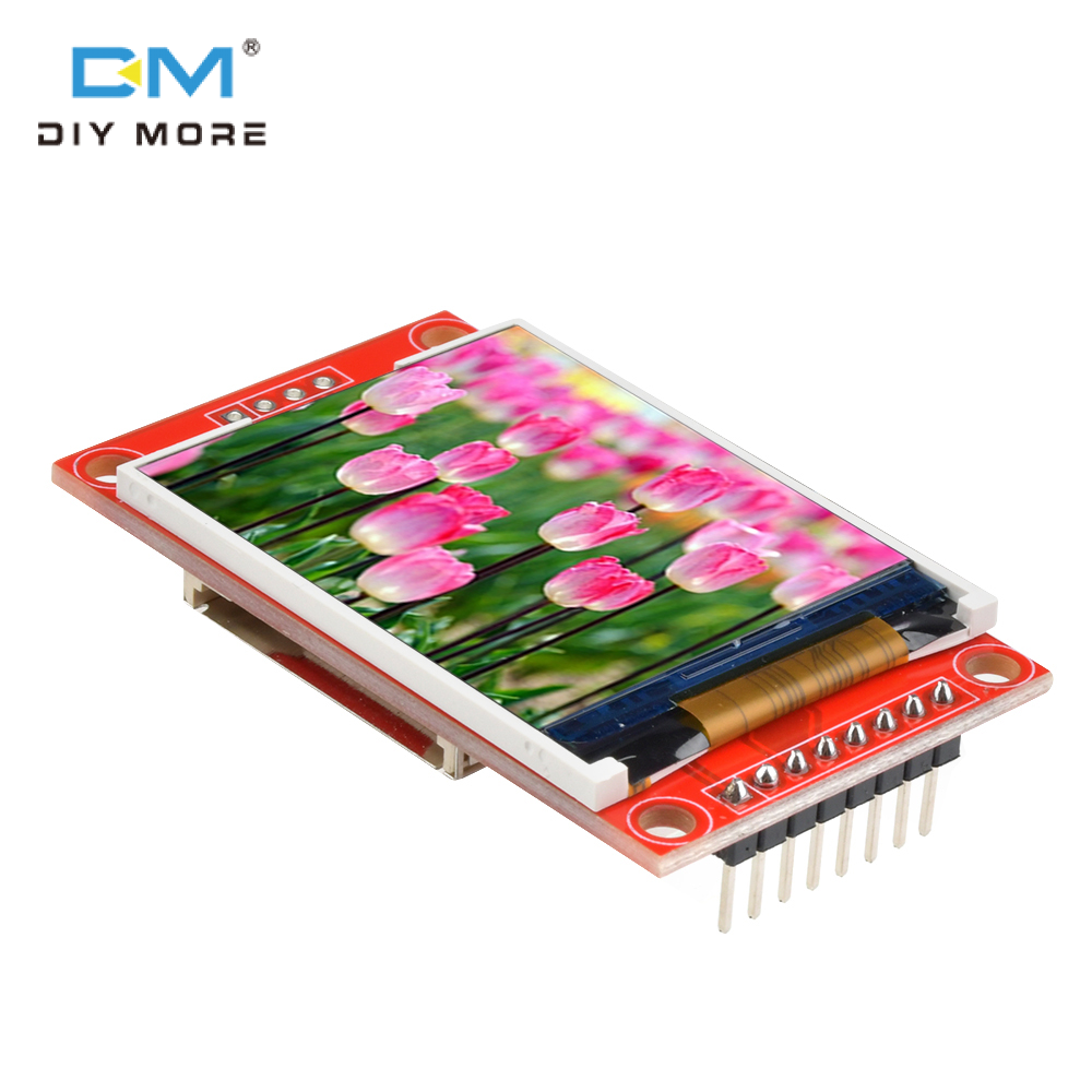 diymore Mô-đun Màn Hình LCD SPI Màn Hình Màu 1.8 Inch Hỗ Trợ Màn Hình Màu 65K Mô-đun TFT 128*160 Với Thẻ SD Trình Điều Khiển ST7735 Cho Arduino /C51 /STM32