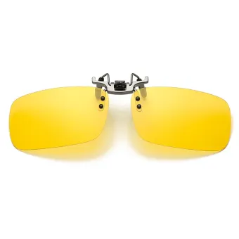 clip on polarized night driving glasses