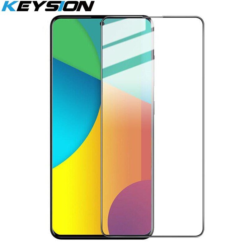 KEYSION Tempered Glass for Samsung Galaxy A71 A51 S10 S9 S8 Screen Protector Phone HD Full Cover Glass for Samsung S11 Plus M30S