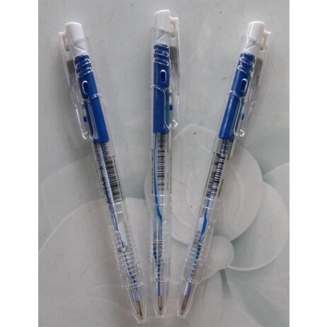 Combo 3 chiêc bút bi nét nhỏ 0.5mm Sippri Thái Lan-Xanh Đen