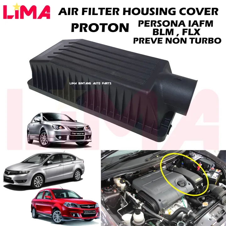 Proton Saga Blm Flx Persona Iafm Preve Non Turbo Air Filter Housing Top Cover Original Lazada