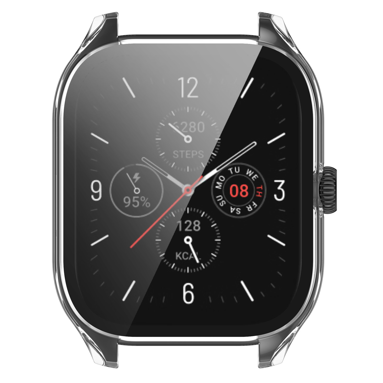 Ultra Thin Hard PC Case Tempered Glass Screen Protector Protective Cover For Huami Amazfit GTS4