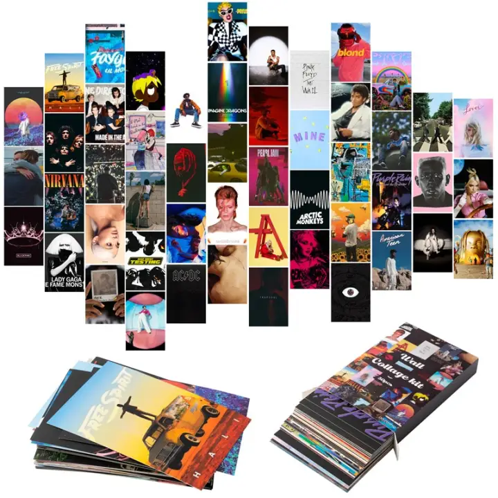 50pcs Album Cover Aesthetic Pictures Wall Collage Kits Album Style Photo Collection Collage Room Decoration For Girl Boy Teens Lazada Ph