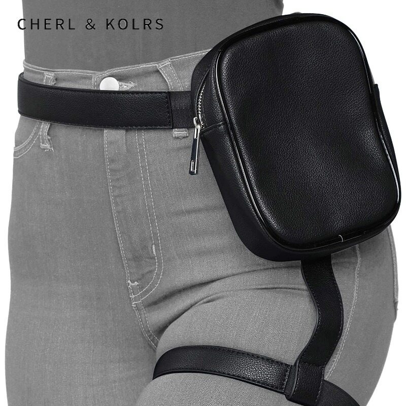 C&K 2023 New fishnet purse women's drawstring Fanny pack