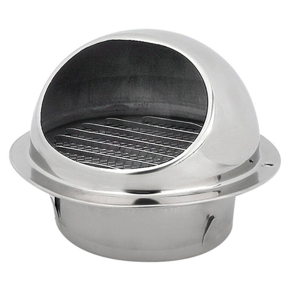 RUOANE Anti-Rat Stainless Steel for Home Ducting Prevent Pest Ducting Ventilation Exterior Wall Ventilation Grilles Round Ducting Air Vent Hood Air Vent