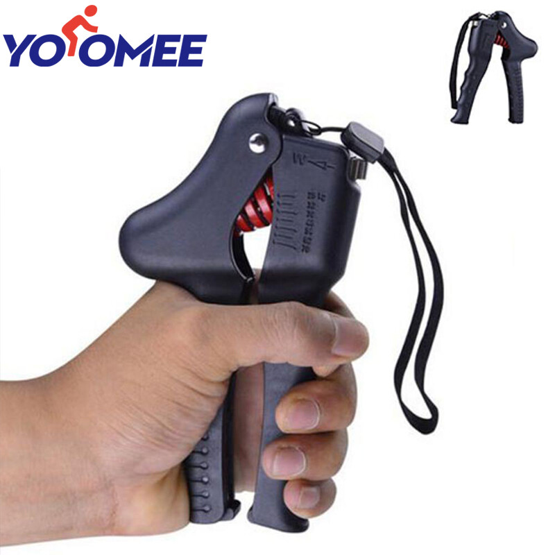 Yoomee Gym Fitness Hand Grip Men Adjustable Display Finger Heavy Exerciser Strength For Muscle Recovery Hand Gripper Trainer