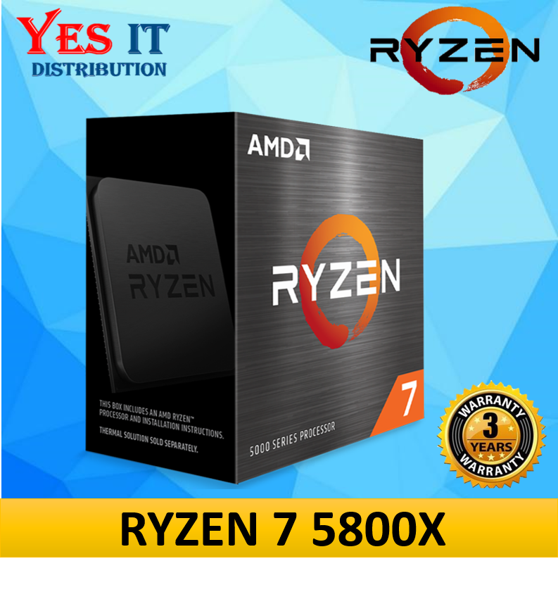 Amd Ryzen 7 5800x Processor 8 Cores Am4 Socket Processor Lazada 3179