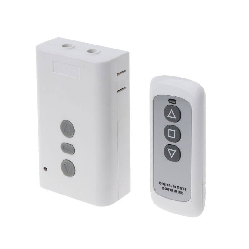 Bộ Thu Tiếp Sức AC220V 2CH 433MHz + Bộ Phát RF Công Tắc Điều Khiển Từ Xa Không Dây Cho Động Cơ Cửa Nhà Để Xe Điều Khiển Màn Chiếu Lùi