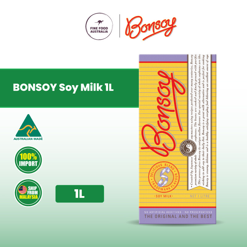 BONSOY Soy Milk 1L Susu Soya Lazada