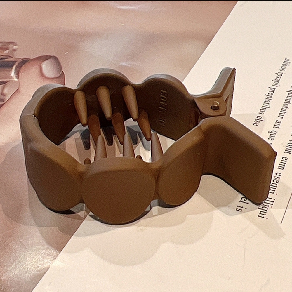 Sanhe Korean Version of The Simple Matte Hairpin for Women Non-slip Ponytail Fixed Artifact