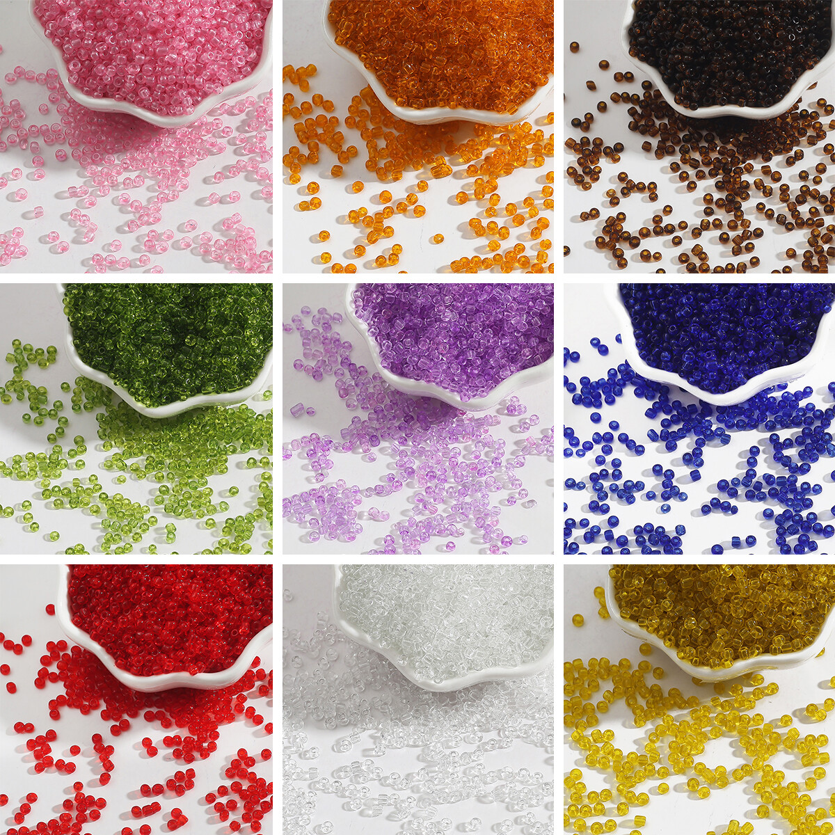 500pcs 3mm Charm Glass Seed Beads Czech Spacer Beads For Jewelry Making DIY Bracelet Necklace Accessories