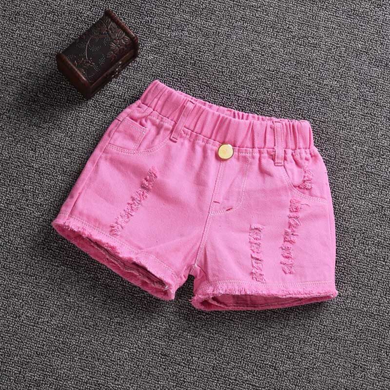 Kids Girl Shorts Summer Pants 4-10 Years Cotton Short Pants Girls Beach Shorts