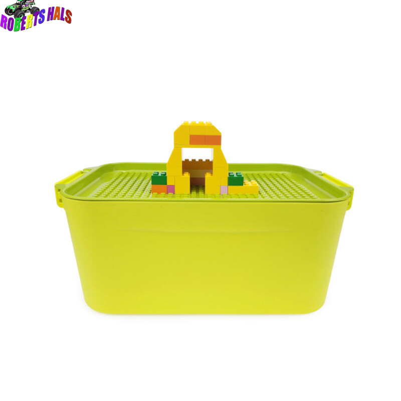 RH【ready stock】Legoing Buliding Blocks Storage Box Assembled Large Small Plastic Particle Toy Storage Box