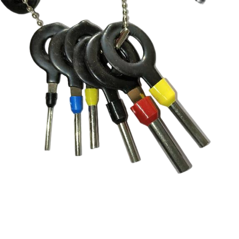Aideepen Terminal Removal Tool Kit Terminal Ejector Kit for Car Pin Wire Connector Puller Repair Key Removal Tools
