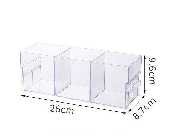 Compact and Stylish Transparent Plastic Desktop Fish Tank Small Mini