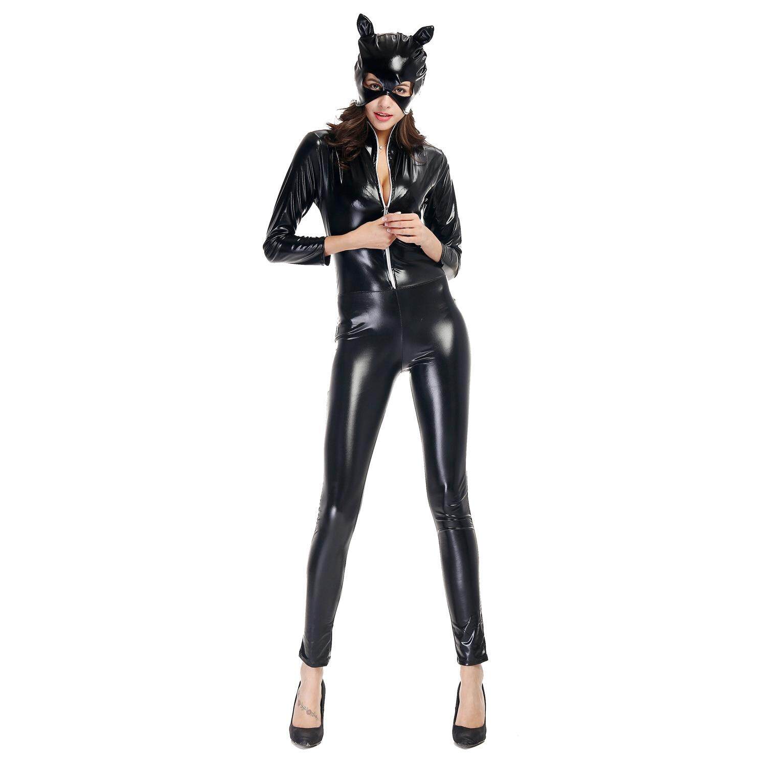 1500px x 1500px - Yika Club clothing patent leather skinned cat girl Halloween party dress |  Lazada PH