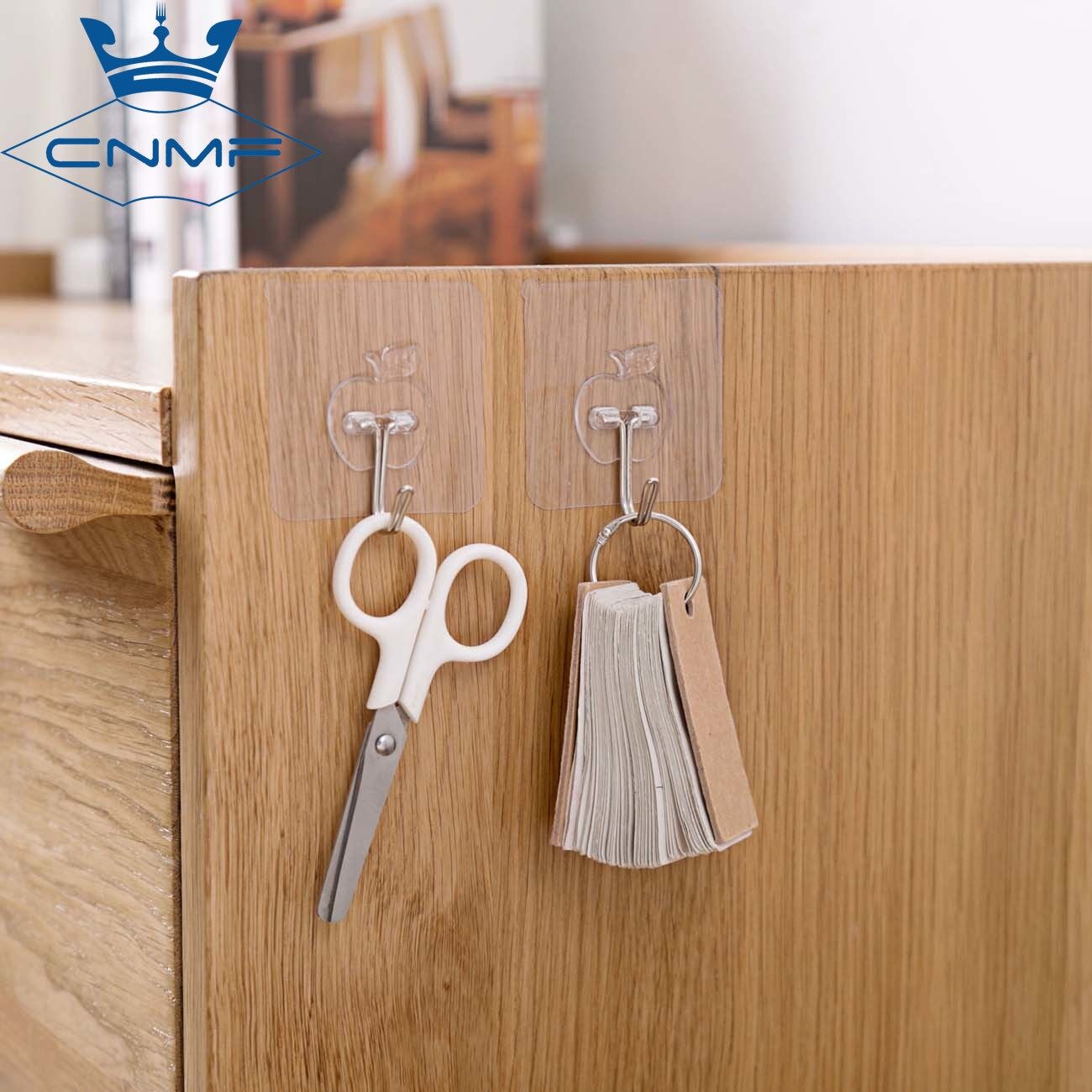 CNMF 5pcs Strong-Adhesive Free Punch Wall-Mounted Load-Bearing Paste Hook