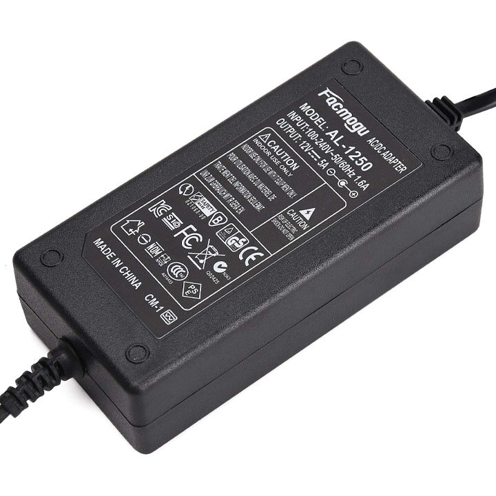 Nguồn 12v 5a adapter ( loại liền dây)