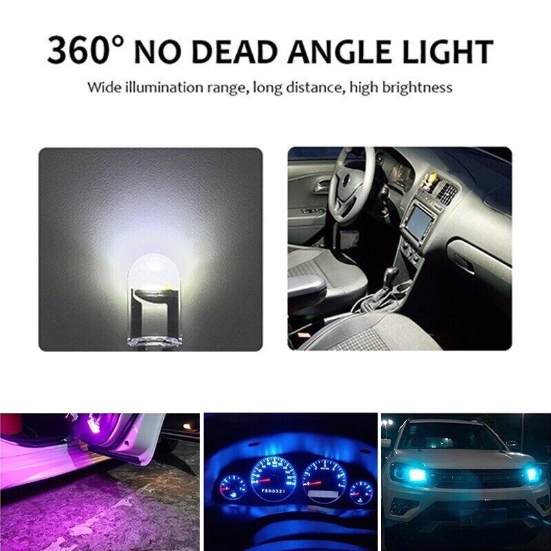 AnnCar 】1PC COB T10 12V LED W5W WY5W LED Car Dome Light Car Door Light
