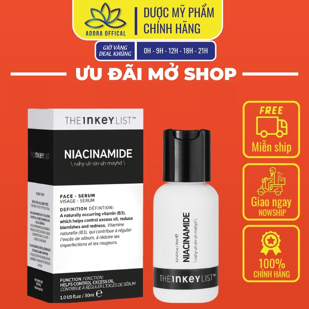 Tinh chất The INKEY List Niacinamide ( 30mL )