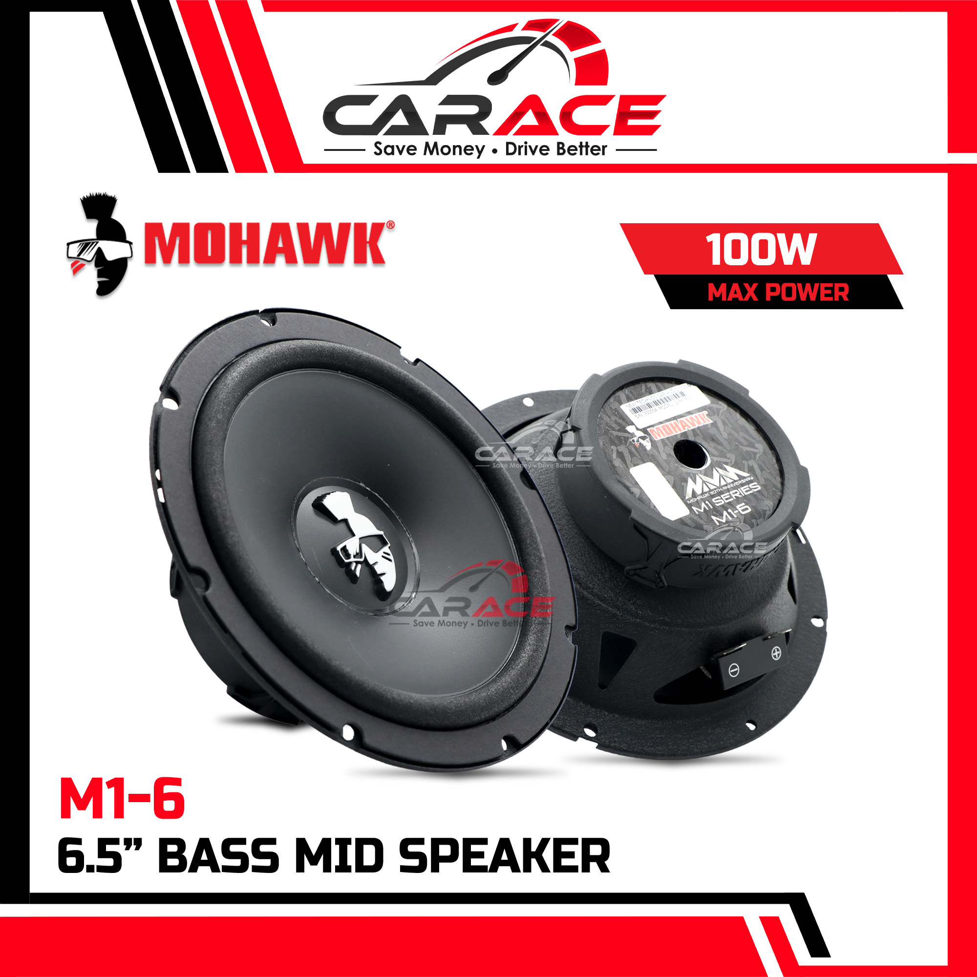 MOHAWK M1-6 Bass Mid Speaker Inch Mid Bass Speaker